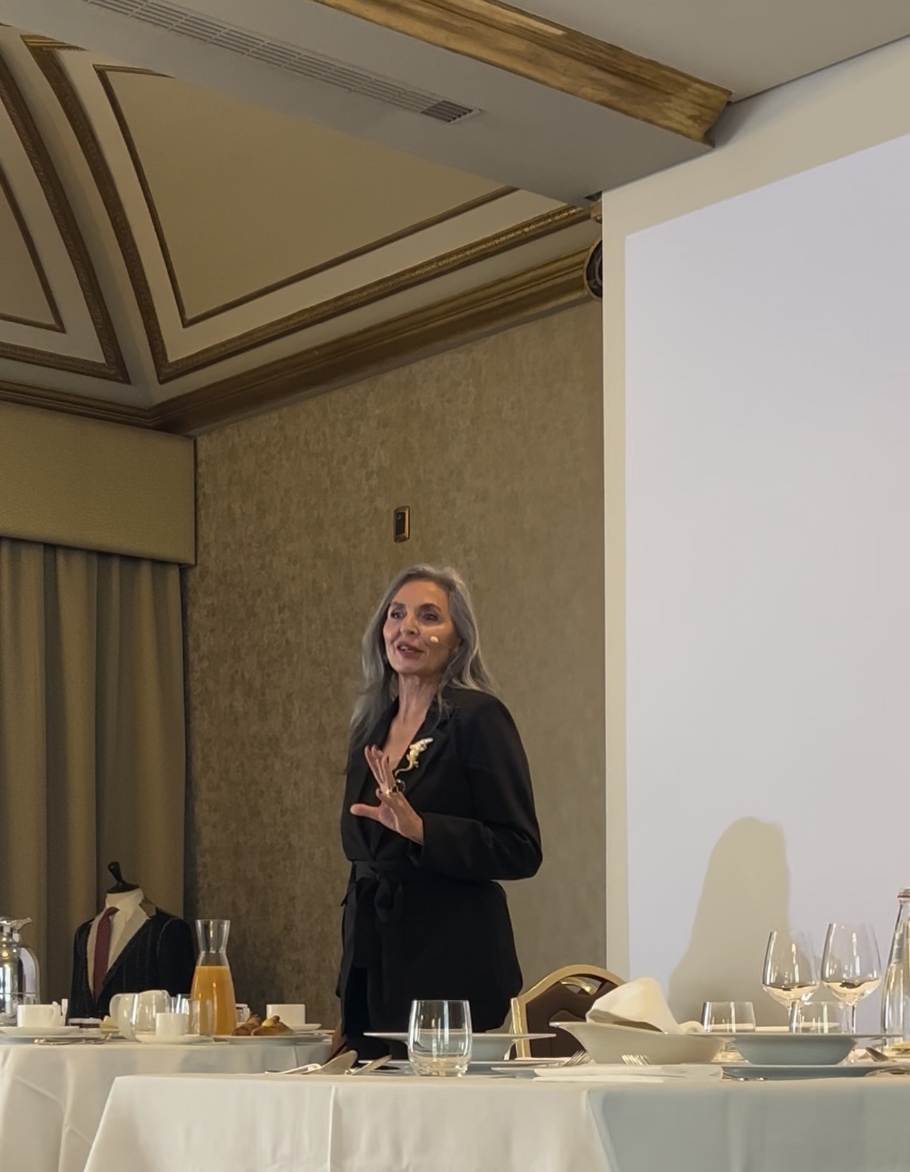 Monica Iotti in aula