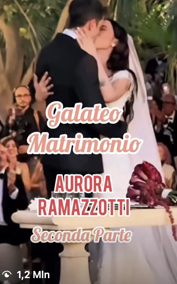 Galateo Matrimonio — Aurora Ramazzotti